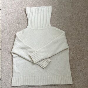 Jenni Kayne Cream Cowl Neck Sweater